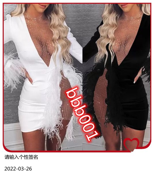 casual dresses see through sequin mesh patchwork women deep v white feather mini party dress ladies nightclub vestidos, Black;gray
casual dresses see through sequin mesh patchwork women deep v white feather mini party dress ladies nightclub vestidos, Black;gray