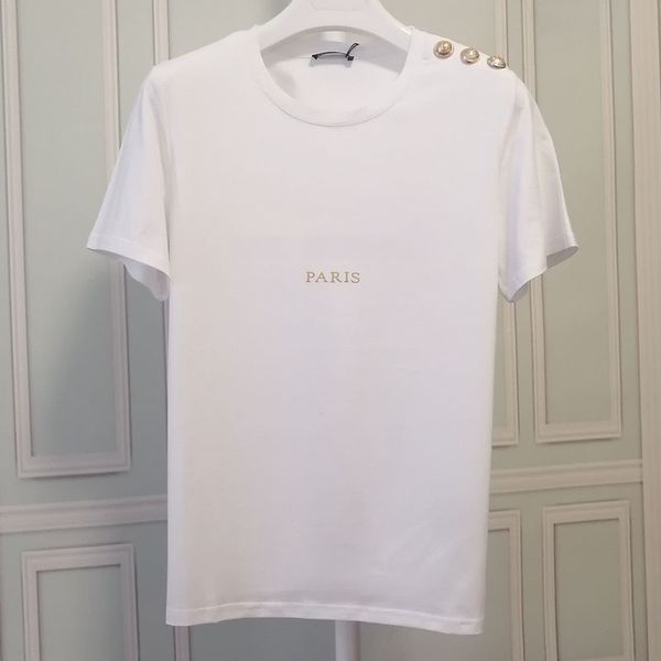womens t-shirt bronzing printing letter women designer clothes short sleeve tshirt girl female summer t-shirt fashion clothing new x-2xl 20, White
womens t-shirt bronzing printing letter women designer clothes short sleeve tshirt girl female summer t-shirt fashion clothing new x-2xl 20, White