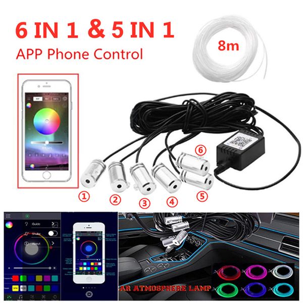 6/5 in 1 rgb led active el neon wire strip light multicolor app control atmosphere light diy music 8m fiber optic strip light
6/5 in 1 rgb led active el neon wire strip light multicolor app control atmosphere light diy music 8m fiber optic strip light