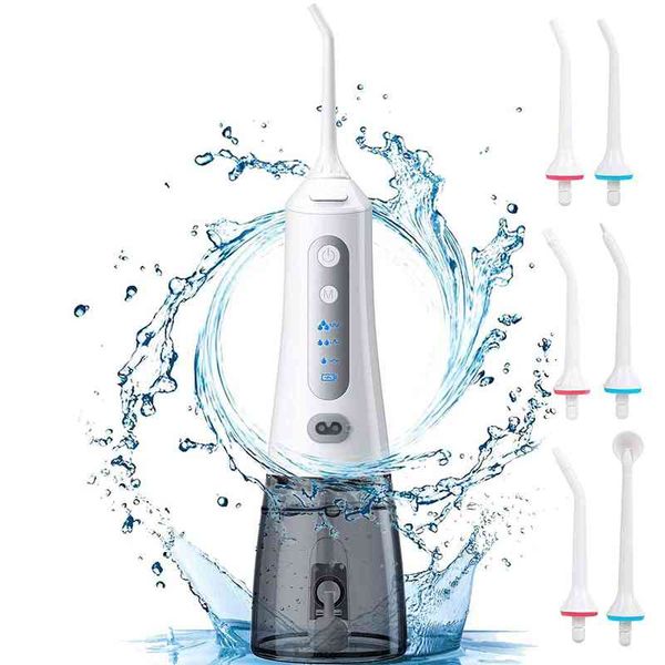 6 modes cordless oral irrigator portable water dental flosser usb rechargeable jet floss tooth pick 6 tips 300ml 220518
6 modes cordless oral irrigator portable water dental flosser usb rechargeable jet floss tooth pick 6 tips 300ml 220518