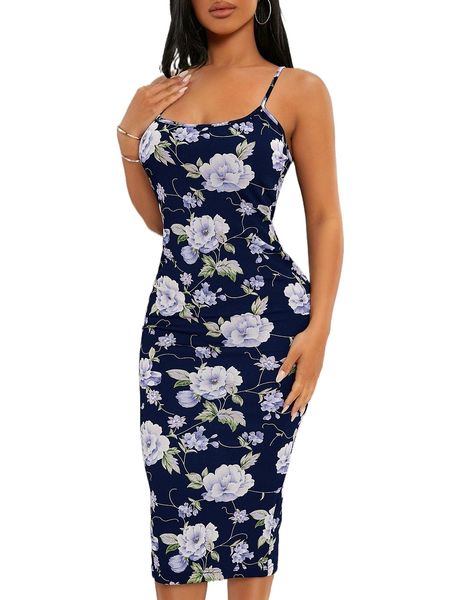 floral print cami dress n3zq#, Black;gray
floral print cami dress n3zq#, Black;gray