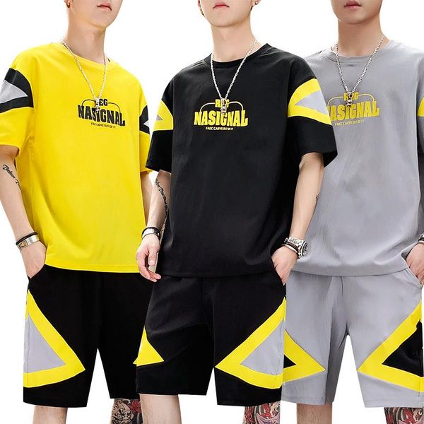 men's tracksuits summer cotton t shirts and shorts set uniform sweatsuits track suit, Gray
men's tracksuits summer cotton t shirts and shorts set uniform sweatsuits track suit, Gray