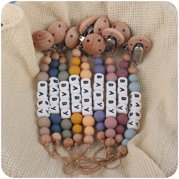 baby beech wood round hole pacifier clip creative letters silicone beads pacifiers safe teething chain newbron teether eco-friendly nipple h
baby beech wood round hole pacifier clip creative letters silicone beads pacifiers safe teething chain newbron teether eco-friendly nipple h