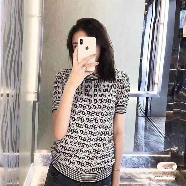 2022 new special offer summer full body letter slim round neck womanly aging short sleeve t-shirt, White
2022 new special offer summer full body letter slim round neck womanly aging short sleeve t-shirt, White