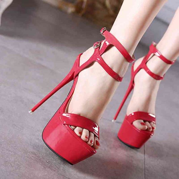 outlet new large size super high heel walk show sandals women summer thin heel waterproof platform night club high heel shoes women hate, Black
outlet new large size super high heel walk show sandals women summer thin heel waterproof platform night club high heel shoes women hate, Black
