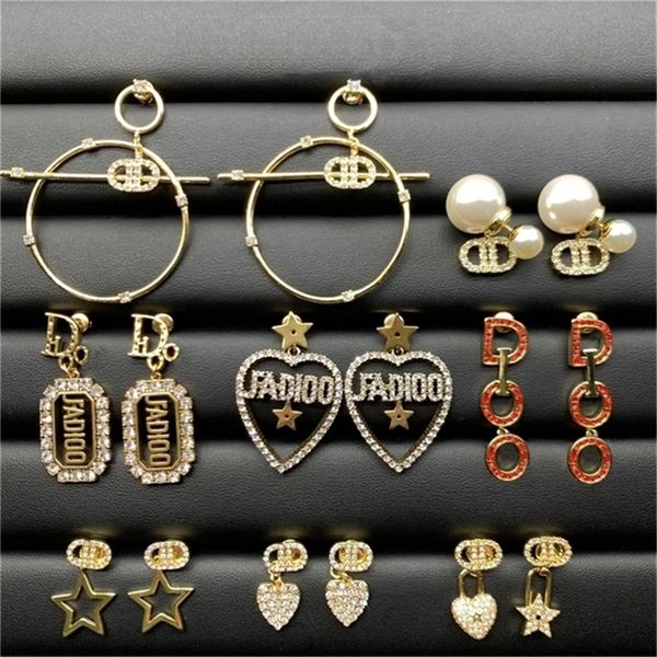 2022 fashion 20% off designer jewelry d family earrings new letter inlaid diamond love star earrings women's fashion temperament s925 s, Golden
2022 fashion 20% off designer jewelry d family earrings new letter inlaid diamond love star earrings women's fashion temperament s925 s, Golden