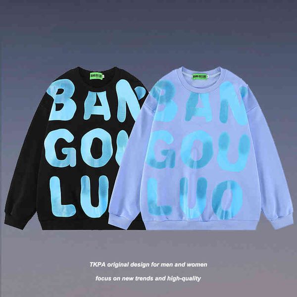tkpa letter graffiti print round neck hoodie men and women alike loose street simple ins style couple fashion, Black
tkpa letter graffiti print round neck hoodie men and women alike loose street simple ins style couple fashion, Black