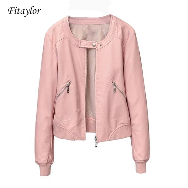 fitaylor spring autumn faux leather jacket women oneck zipper casual jackets female short biker coat s4xl outwear 220813, Black
fitaylor spring autumn faux leather jacket women oneck zipper casual jackets female short biker coat s4xl outwear 220813, Black