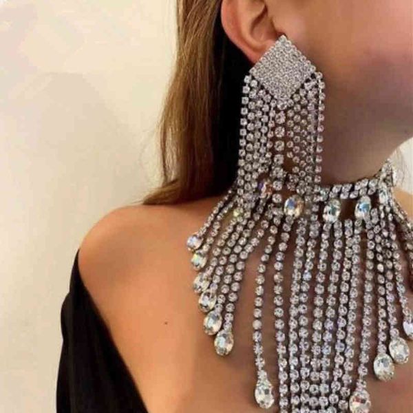 dangle jijiawenhua new trend rhinestone claw chain tassel bungling women earrings dinner wedding fashion jewelry accessories 220713, Silver
dangle jijiawenhua new trend rhinestone claw chain tassel bungling women earrings dinner wedding fashion jewelry accessories 220713, Silver