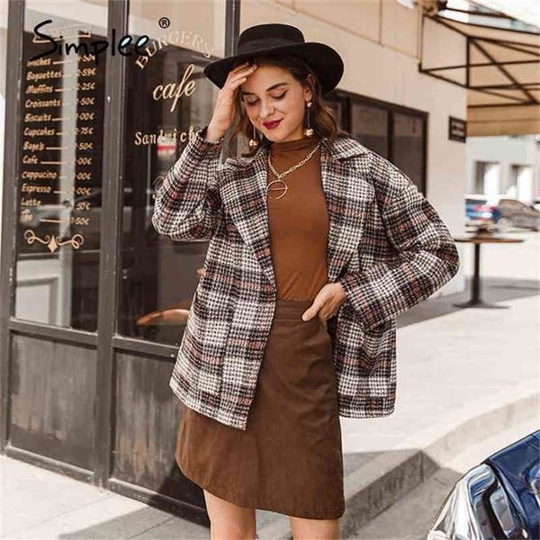 casual plaid solid long sleeve lapel women high street style blazer office ladies short length coat 210414, Black
casual plaid solid long sleeve lapel women high street style blazer office ladies short length coat 210414, Black