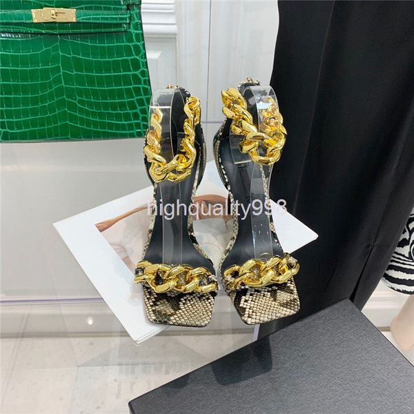 sandals summer women's sandals with thin heels, high heels and square heads metal chain fashion shoes, Black
sandals summer women's sandals with thin heels, high heels and square heads metal chain fashion shoes, Black