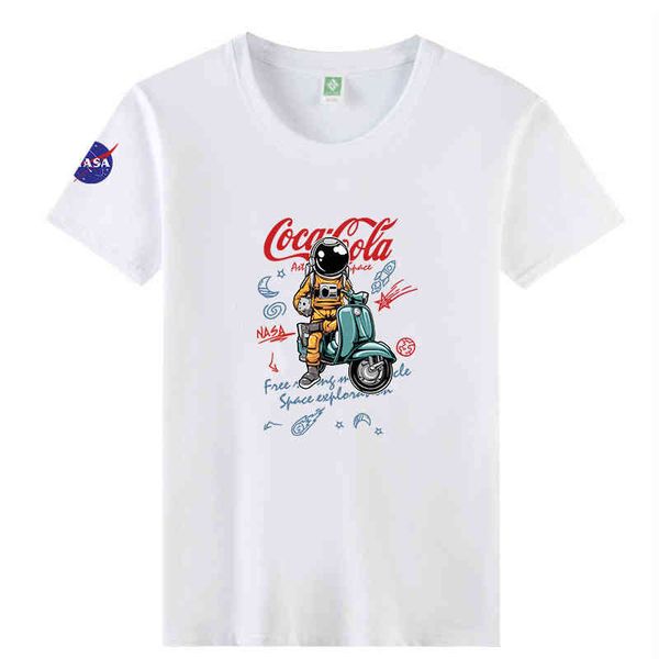 nasa co branded short sleeve t-shirt boys summer loose fashion round neck pure cotton trendy american couples students, White;black
nasa co branded short sleeve t-shirt boys summer loose fashion round neck pure cotton trendy american couples students, White;black
