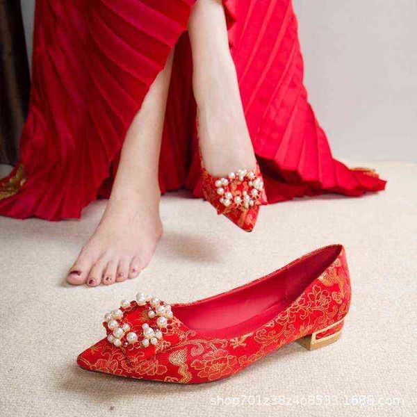 shoes xiuhe bridesmaid chinese thick heels high korean version grape mother shallow mouth single female 220506, Black
shoes xiuhe bridesmaid chinese thick heels high korean version grape mother shallow mouth single female 220506, Black