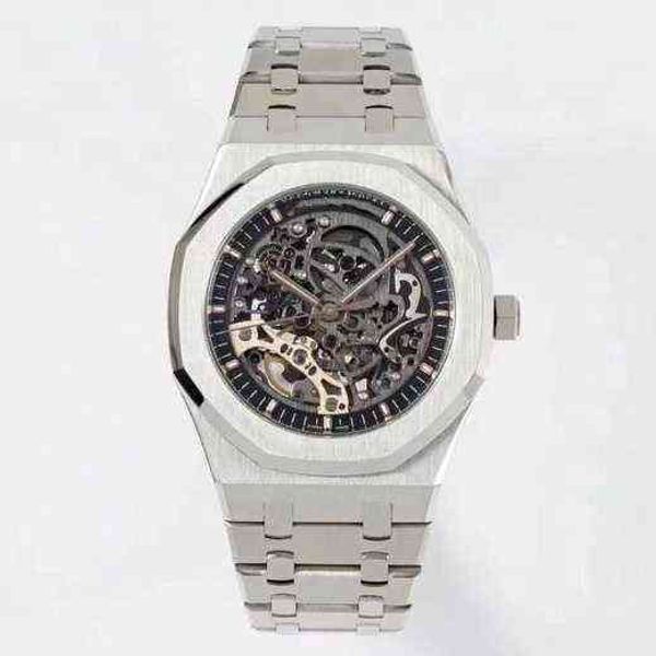 2022 diver luxury mechanical watch aps factory 41mm 15407 eta 3132 movement skeleton, Slivery;brown
2022 diver luxury mechanical watch aps factory 41mm 15407 eta 3132 movement skeleton, Slivery;brown