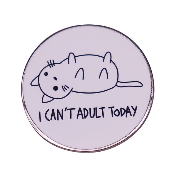 i can't today enamel pin cartoon animal cat brooch funny badge fashion jewelry friend gift, Blue
i can't today enamel pin cartoon animal cat brooch funny badge fashion jewelry friend gift, Blue