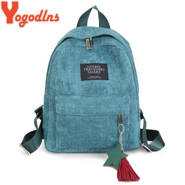 yogodlns women backpacks school shoulder bag with tassel corduroy backpack female notebook bags for girls preppy style knapsack 210922
yogodlns women backpacks school shoulder bag with tassel corduroy backpack female notebook bags for girls preppy style knapsack 210922