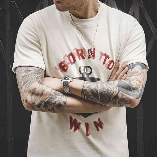 men's t-shirts madenggong ship anchor pattern ghost print t-shirt summer round neck two needle letter short sleeve male ited, White;black
men's t-shirts madenggong ship anchor pattern ghost print t-shirt summer round neck two needle letter short sleeve male ited, White;black