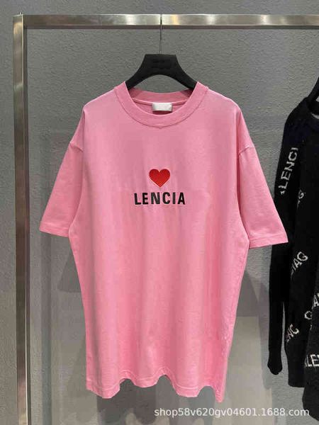 high balencaigas men version t-shirts of b family valentine's day pure cotton love short sleeve ordering weaving dyeing fabric paris he, White;black
high balencaigas men version t-shirts of b family valentine's day pure cotton love short sleeve ordering weaving dyeing fabric paris he, White;black