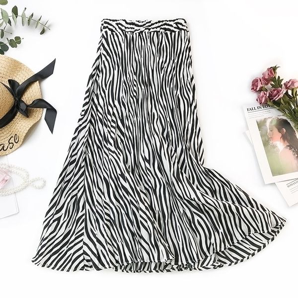 autumn arrival euroamerican style fashionable zebra stripe printed long skirts for women pleated skirt y200326, Black
autumn arrival euroamerican style fashionable zebra stripe printed long skirts for women pleated skirt y200326, Black