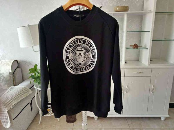 women's hoodies sweatshirts balman autumn and winter cotton b home terry loose fashion pullover for lovers wnbe, Black 
women's hoodies sweatshirts balman autumn and winter cotton b home terry loose fashion pullover for lovers wnbe, Black