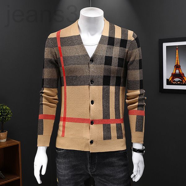 men's sweaters designer straight new v-neck plaid cardigan coat 2021 winter fashion men's long sleeved sweater m62y, White;black
men's sweaters designer straight new v-neck plaid cardigan coat 2021 winter fashion men's long sleeved sweater m62y, White;black