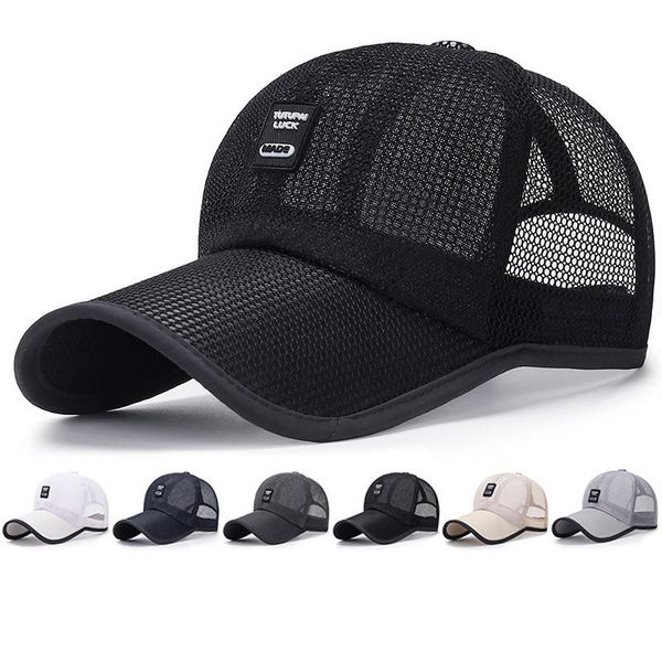 light mesh baseball caps long brim sunshade outdoor sports golf sunscreen cap adjustable summer hats, Blue;gray
light mesh baseball caps long brim sunshade outdoor sports golf sunscreen cap adjustable summer hats, Blue;gray
