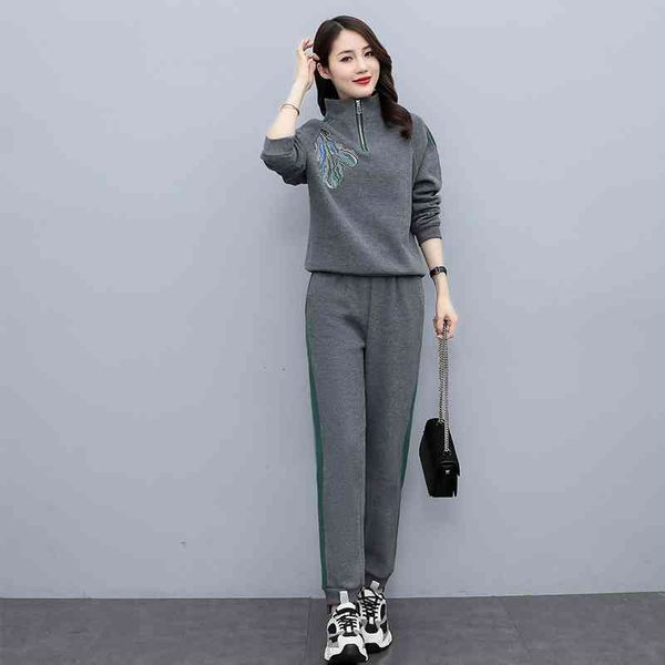women's two piece pants sportswear women's spring 2022 autumn and winter foreign style leisure temperament thin sweater fashion tw, White
women's two piece pants sportswear women's spring 2022 autumn and winter foreign style leisure temperament thin sweater fashion tw, White