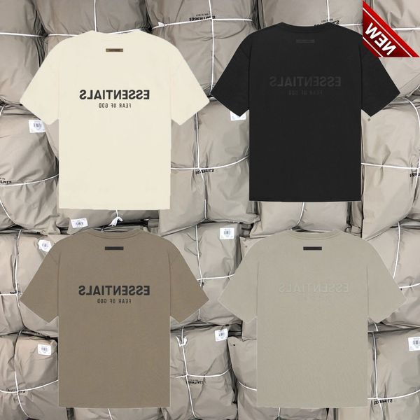 ceiling essentials short sleeve double stitched back letter loose fog t-shirt bear of god, White;black
ceiling essentials short sleeve double stitched back letter loose fog t-shirt bear of god, White;black