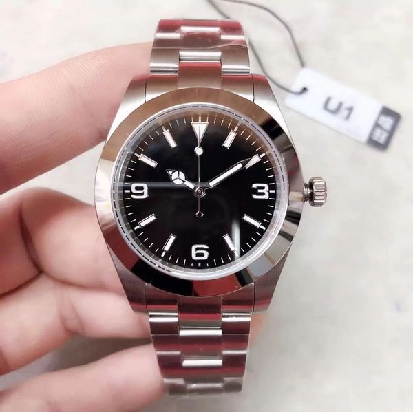 montre de luxe st9 watch explorer 39mm 114270 214270 stainless steel 2813 movement automatic mechanical mens watches series men waterproof w, Slivery;brown
montre de luxe st9 watch explorer 39mm 114270 214270 stainless steel 2813 movement automatic mechanical mens watches series men waterproof w, Slivery;brown