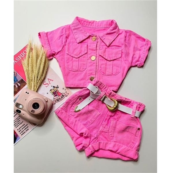 girl summer clothing two piece outfits short sleeve lapel neck button down crop matching elastic waist shorts 2 7y 220705, White
girl summer clothing two piece outfits short sleeve lapel neck button down crop matching elastic waist shorts 2 7y 220705, White