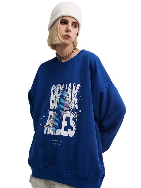 drop shoulder letter & hand print pullover v7tx#, Black
drop shoulder letter & hand print pullover v7tx#, Black