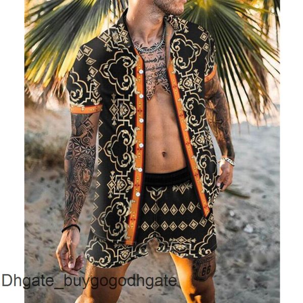 men's casual fashion shirts luxury men tracksuits hawaiian sets printing short sleeve button shirt summer beach shorts tees streetwear, White;black
men's casual fashion shirts luxury men tracksuits hawaiian sets printing short sleeve button shirt summer beach shorts tees streetwear, White;black