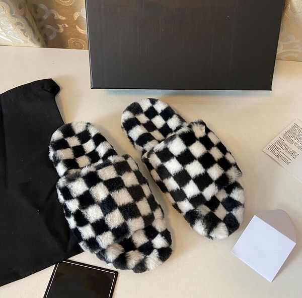 designer lattice printing slipper womens winter wool slipper fashion flat heel sandal luxury plush fluffy outdoor womens warm indoor flip-fl, Black
designer lattice printing slipper womens winter wool slipper fashion flat heel sandal luxury plush fluffy outdoor womens warm indoor flip-fl, Black