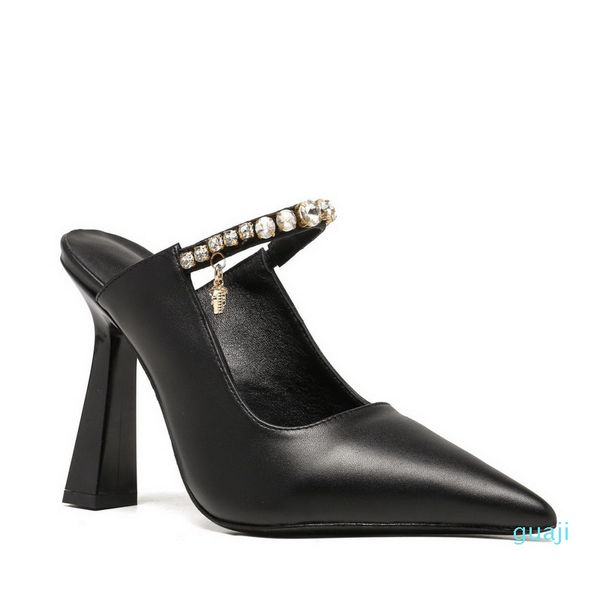 womens heels fashion ladies dress shoes black leather with rhinestone slingback shoe women pointed toe pumps
womens heels fashion ladies dress shoes black leather with rhinestone slingback shoe women pointed toe pumps