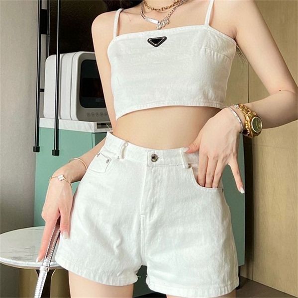 women's two piece pants set with triangle metal white vest mini shorts set streetwear fashion crop 22ss new tracksuit
women's two piece pants set with triangle metal white vest mini shorts set streetwear fashion crop 22ss new tracksuit