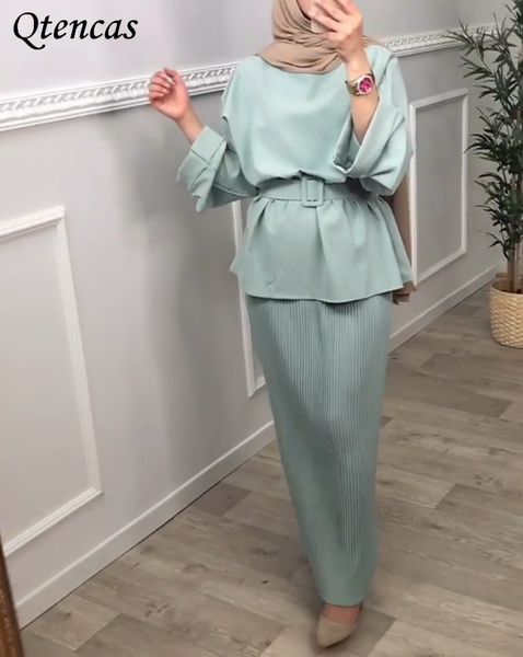 ramadan pleated abaya dubai turkey muslim hijab dress sets eid mubarak abayas for women turkish dresses ensemble femme musulmane, Red
ramadan pleated abaya dubai turkey muslim hijab dress sets eid mubarak abayas for women turkish dresses ensemble femme musulmane, Red