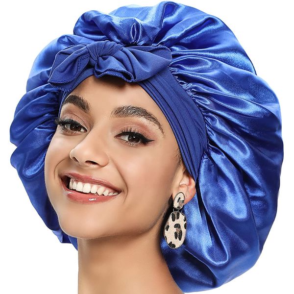 accessories silk bonnet satin bonnet hair bonnet stretch solid with wide ties satin hair for sleeping with stretchy tie band co, Silver
accessories silk bonnet satin bonnet hair bonnet stretch solid with wide ties satin hair for sleeping with stretchy tie band co, Silver