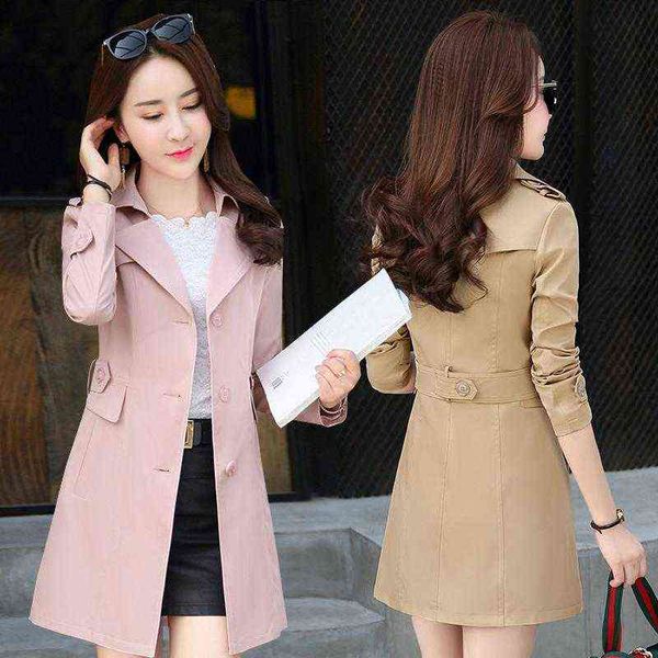 women's trench coats 2021 spring autumn single-breasted casual windbreaker female large size outerwear abrigos mujer m87 t220811, Tan;black
women's trench coats 2021 spring autumn single-breasted casual windbreaker female large size outerwear abrigos mujer m87 t220811, Tan;black