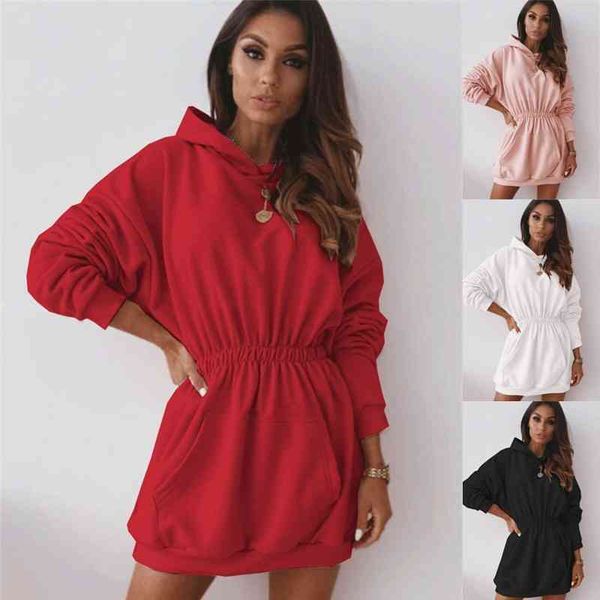 casual dresses hooded long sleeve waist closing thickened skirt in autumn and winter v65o, Black;gray
casual dresses hooded long sleeve waist closing thickened skirt in autumn and winter v65o, Black;gray