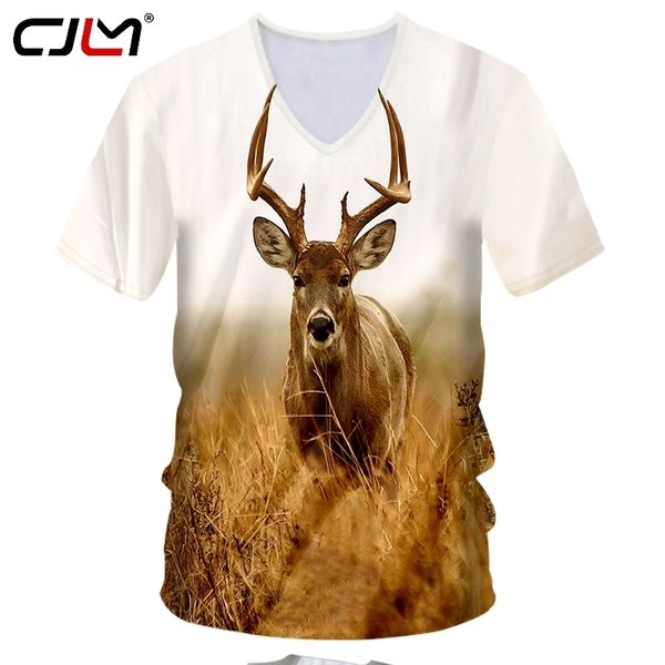 t shirts men deep vneck short sleeve 3d tee shirt printing deer summer plus size 5xl 6xl spring tshirt 220623, White;black
t shirts men deep vneck short sleeve 3d tee shirt printing deer summer plus size 5xl 6xl spring tshirt 220623, White;black