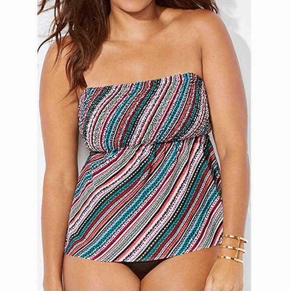 large 261384 two swimsuits linear stripe print breast wrap skirt swimsuit with bottom pants set, White;black
large 261384 two swimsuits linear stripe print breast wrap skirt swimsuit with bottom pants set, White;black