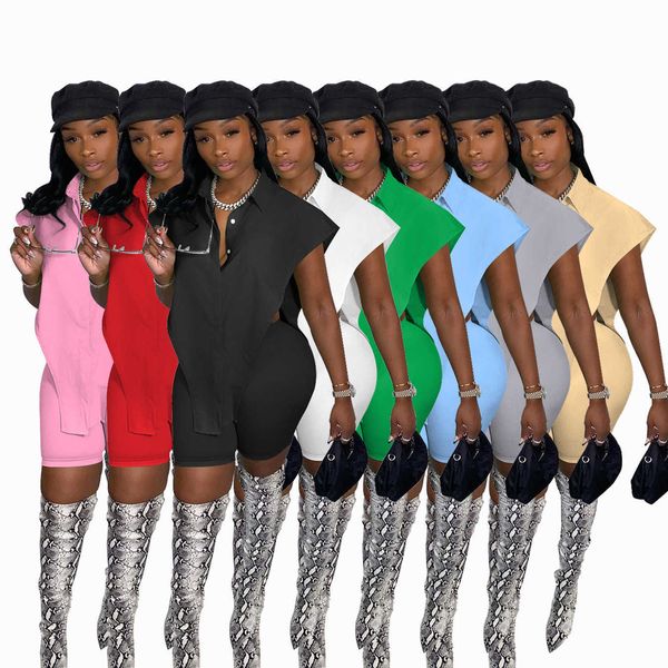 summer sports tracksuits women clothing 2022 personality cardigan two-piece button sleeveless shorts set, Gray
summer sports tracksuits women clothing 2022 personality cardigan two-piece button sleeveless shorts set, Gray