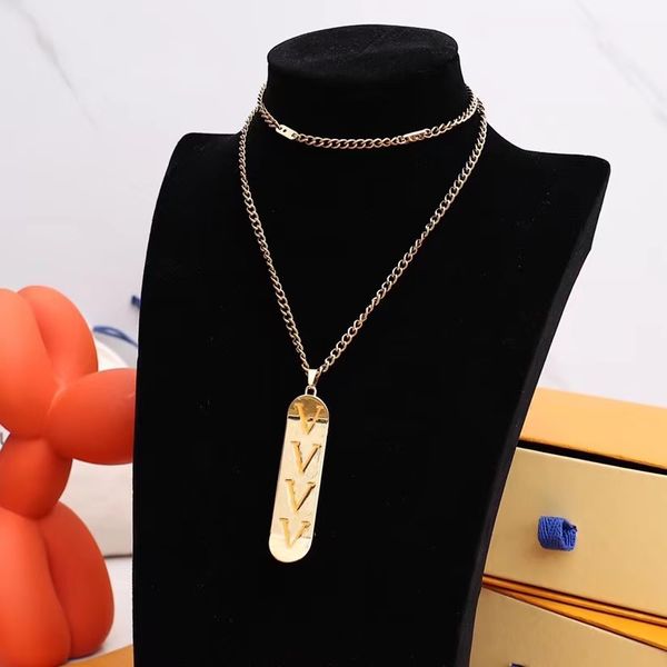 designer jewelry women necklace skateboard pendant necklaces long chain with letter v strawberry high-end sweater for girl gift, Silver
designer jewelry women necklace skateboard pendant necklaces long chain with letter v strawberry high-end sweater for girl gift, Silver