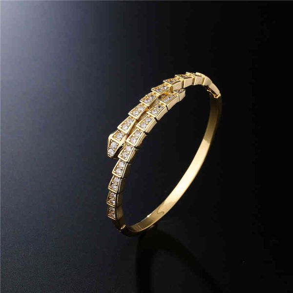 aogu 2022 new copper plated real gold t-square zircon snake bracelet, Golden;silver
aogu 2022 new copper plated real gold t-square zircon snake bracelet, Golden;silver