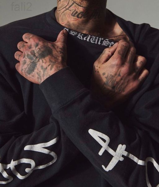 men's t-shirts designer 2022ss sanskrit alphabet printed long sleeve t-shirt ins high street fashion brand loose casual men's and, White;black
men's t-shirts designer 2022ss sanskrit alphabet printed long sleeve t-shirt ins high street fashion brand loose casual men's and, White;black