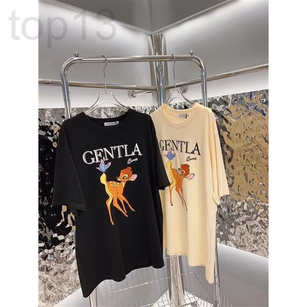 women's t-shirt designer chaopai 22 early spring new playful fawn cartoon printed loose large t-shirt versatile bottomed qyqm, White
women's t-shirt designer chaopai 22 early spring new playful fawn cartoon printed loose large t-shirt versatile bottomed qyqm, White