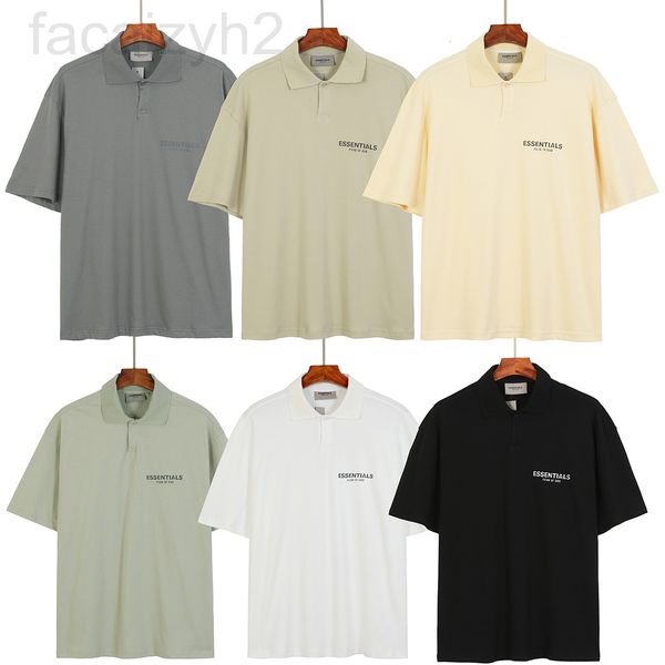 men's t-shirts designer correct version of fear god double thread essential reflective letter polo shirt loose short sleeve t-shirt era, White;black
men's t-shirts designer correct version of fear god double thread essential reflective letter polo shirt loose short sleeve t-shirt era, White;black