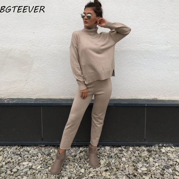 casual sweater pants knitted 2 pieces set turtleneck pullovers & elastic waist pants women sweater sets 2022 autumn knitted, White;black
casual sweater pants knitted 2 pieces set turtleneck pullovers & elastic waist pants women sweater sets 2022 autumn knitted, White;black