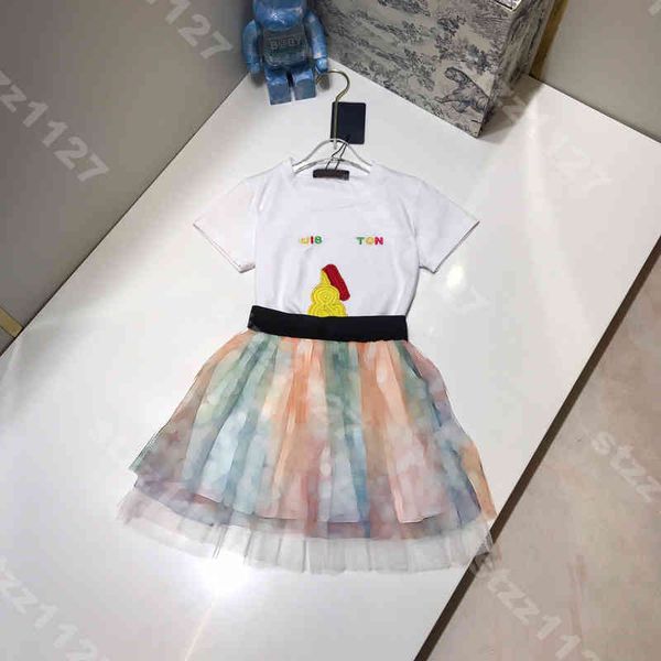 designer baby girl shorts skirt shirt two piece set simple short sleeve t-shirt lace mesh dress logo louisclothes brand cotton kids clothes, White
designer baby girl shorts skirt shirt two piece set simple short sleeve t-shirt lace mesh dress logo louisclothes brand cotton kids clothes, White