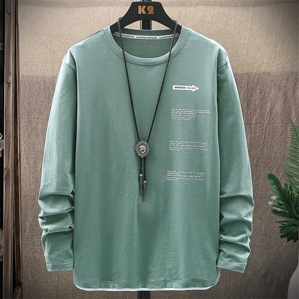 autumn oversized men t-shirts o-neck letter printed cotton t shirt long sleeve casual tees plus size 6xl 7xl 8xl 220315, White;black
autumn oversized men t-shirts o-neck letter printed cotton t shirt long sleeve casual tees plus size 6xl 7xl 8xl 220315, White;black